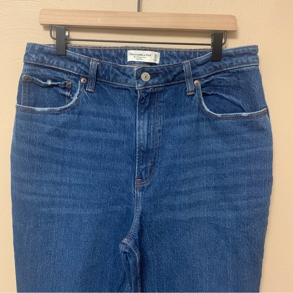 Abercrombie & Fitch The Vintage Flare High Rise Curve Love Size 32 Size 14 - Picture 3 of 10